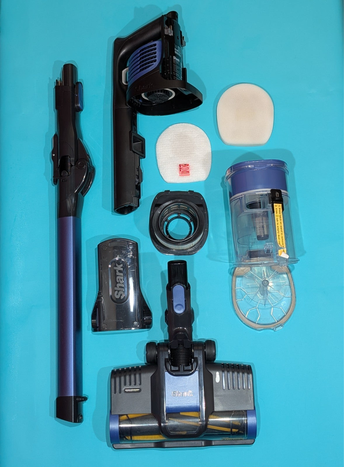 Genuine Parts For Shark Cordless Vacuum Cleaner (IZ202UKT) - 24H Dispatch (Blue)
