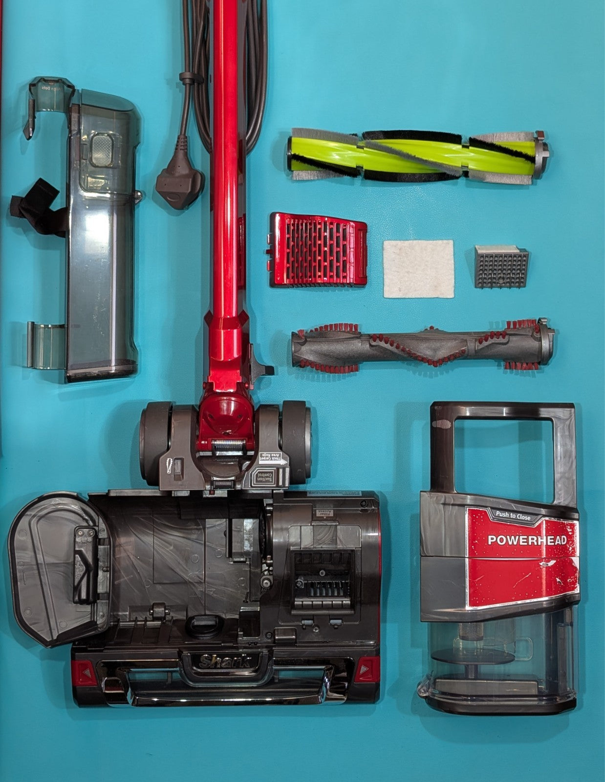 Shark PowerHead AH450UK Red Vacuum Spare Parts | Cleaned Replacement Parts | 24H