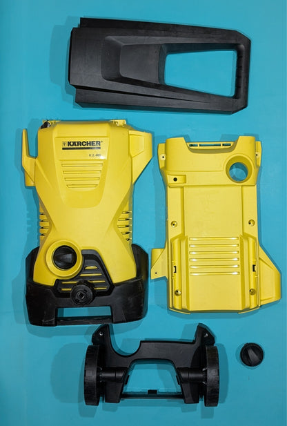 Karcher K2.400 Spare Parts | Main Body, Wheels Back, Handle | Cleaned!